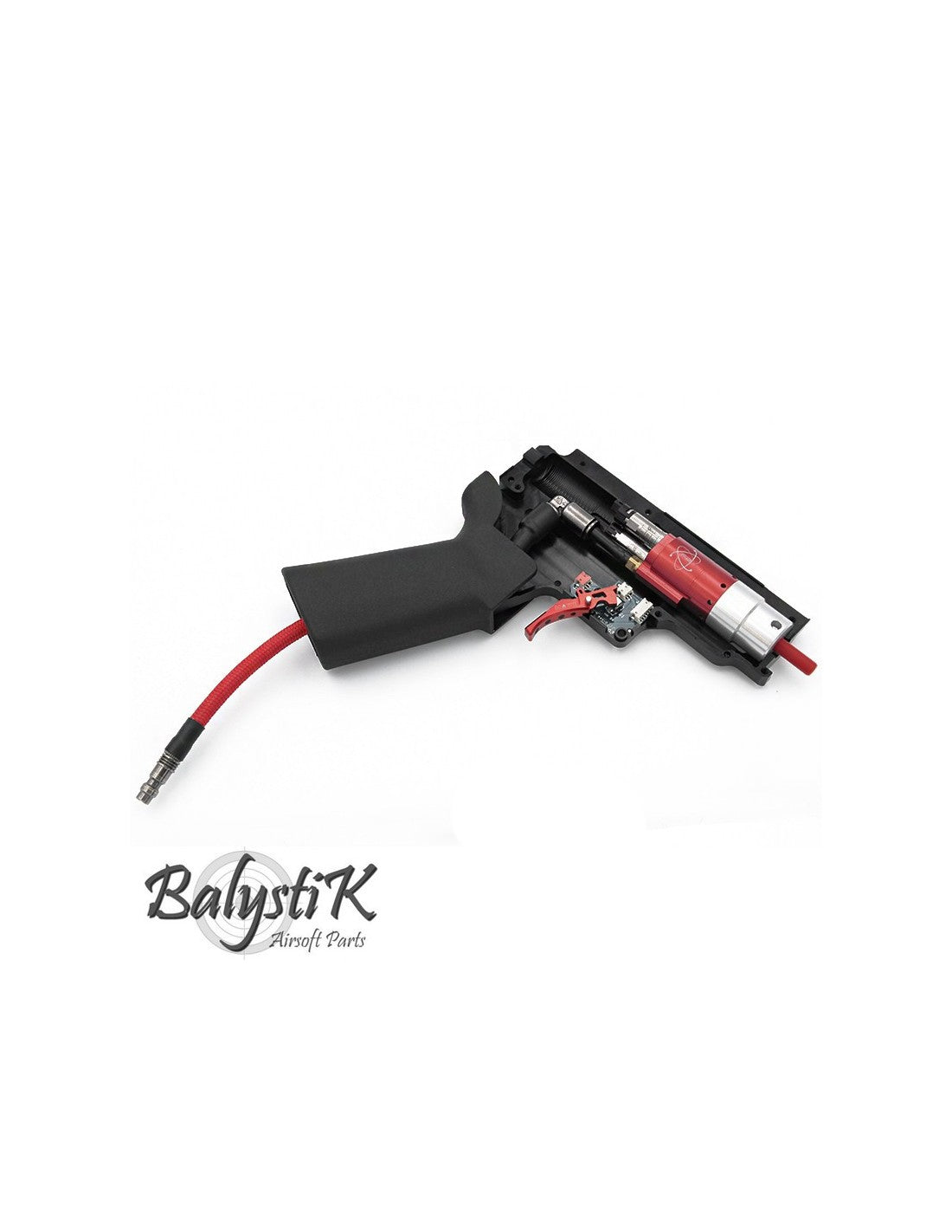 Balystik - Flettet slange til HPA / Deep coffee (US-kobling)