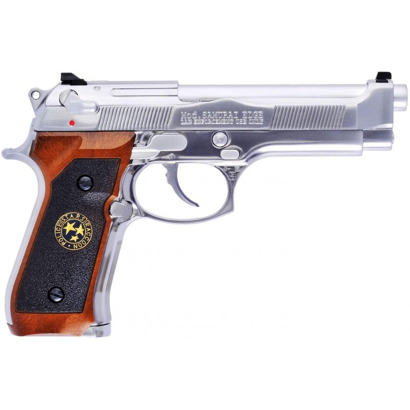 WE - M92 Samurai Edge Biohazard Chrome, Full Metal, GBB - Co2 2