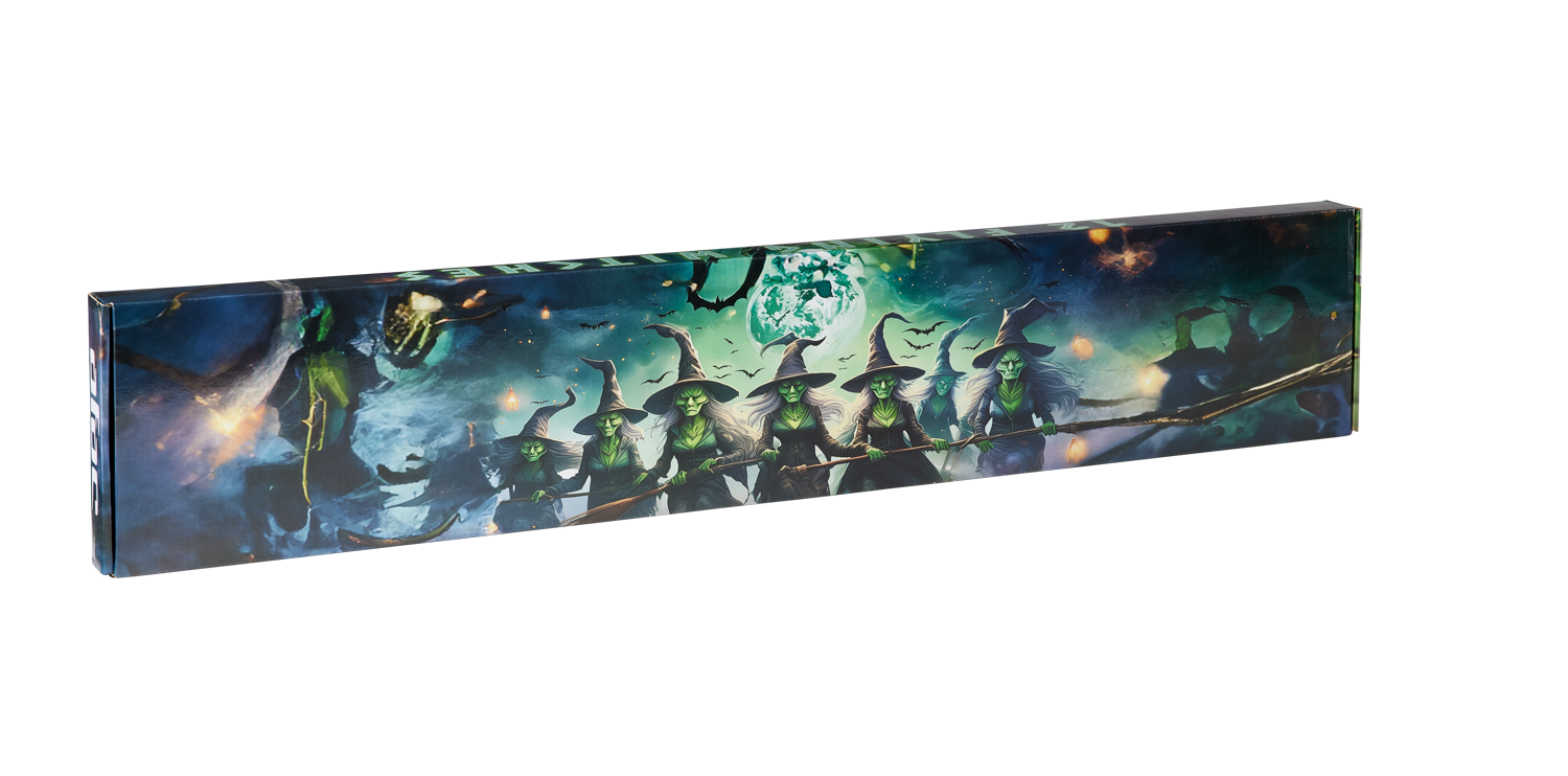 Afac Horrorclub Flying witch, 12 witches on a stick 1