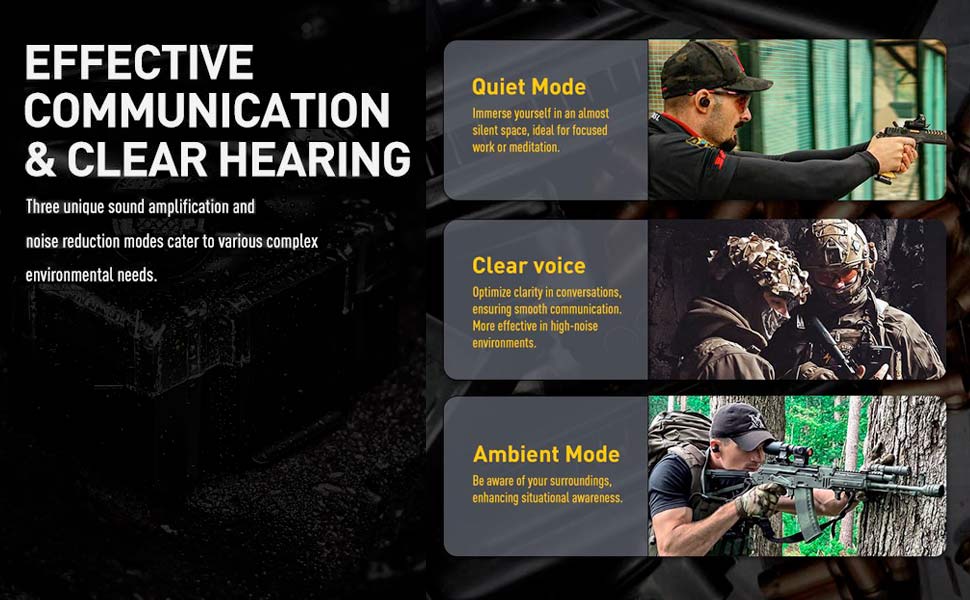 EARMOR - M20T Pro Electronic Bluetooth Headset