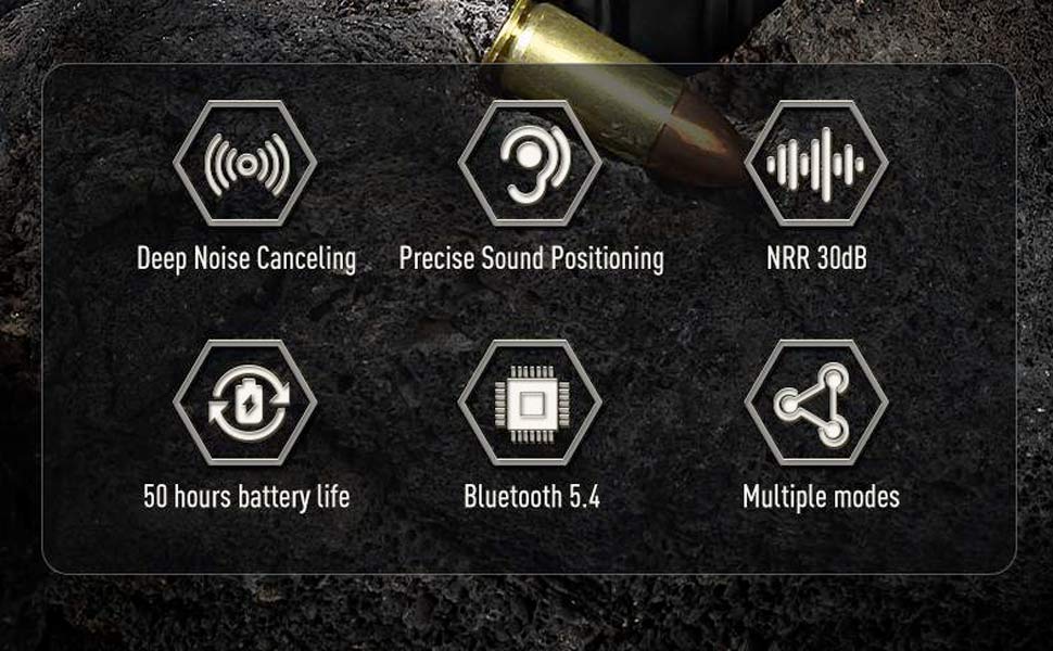 EARMOR - M20T Pro Electronic Bluetooth Headset