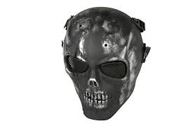 Skelet maske, Sort/Sølv  1