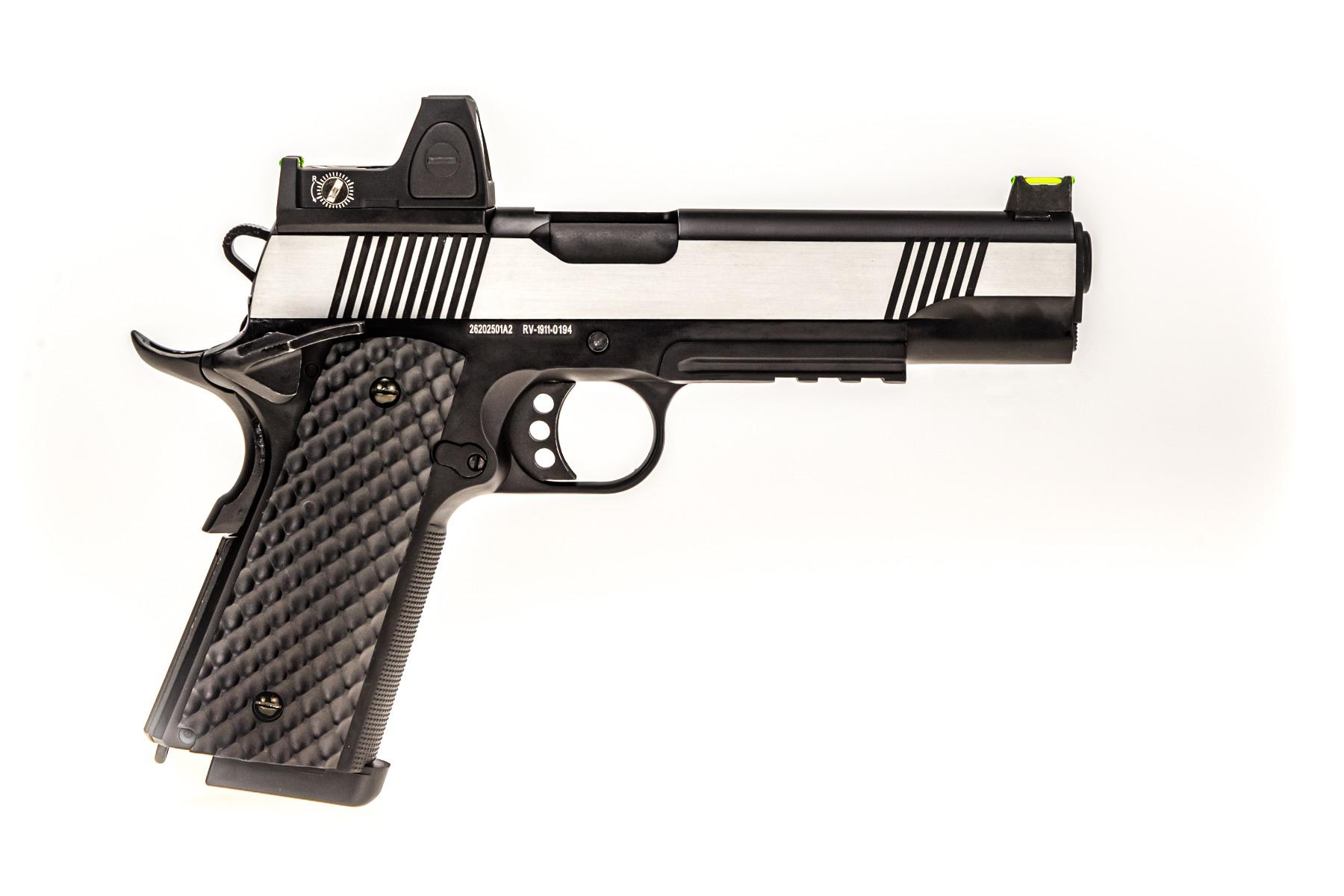 Raven - MEU Railed Sort/Sølv, GBB - Gas. 4