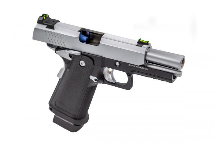 Raven - Hi-Capa 3.8 Pro Sølv/Sort, GBB - Gas. 4