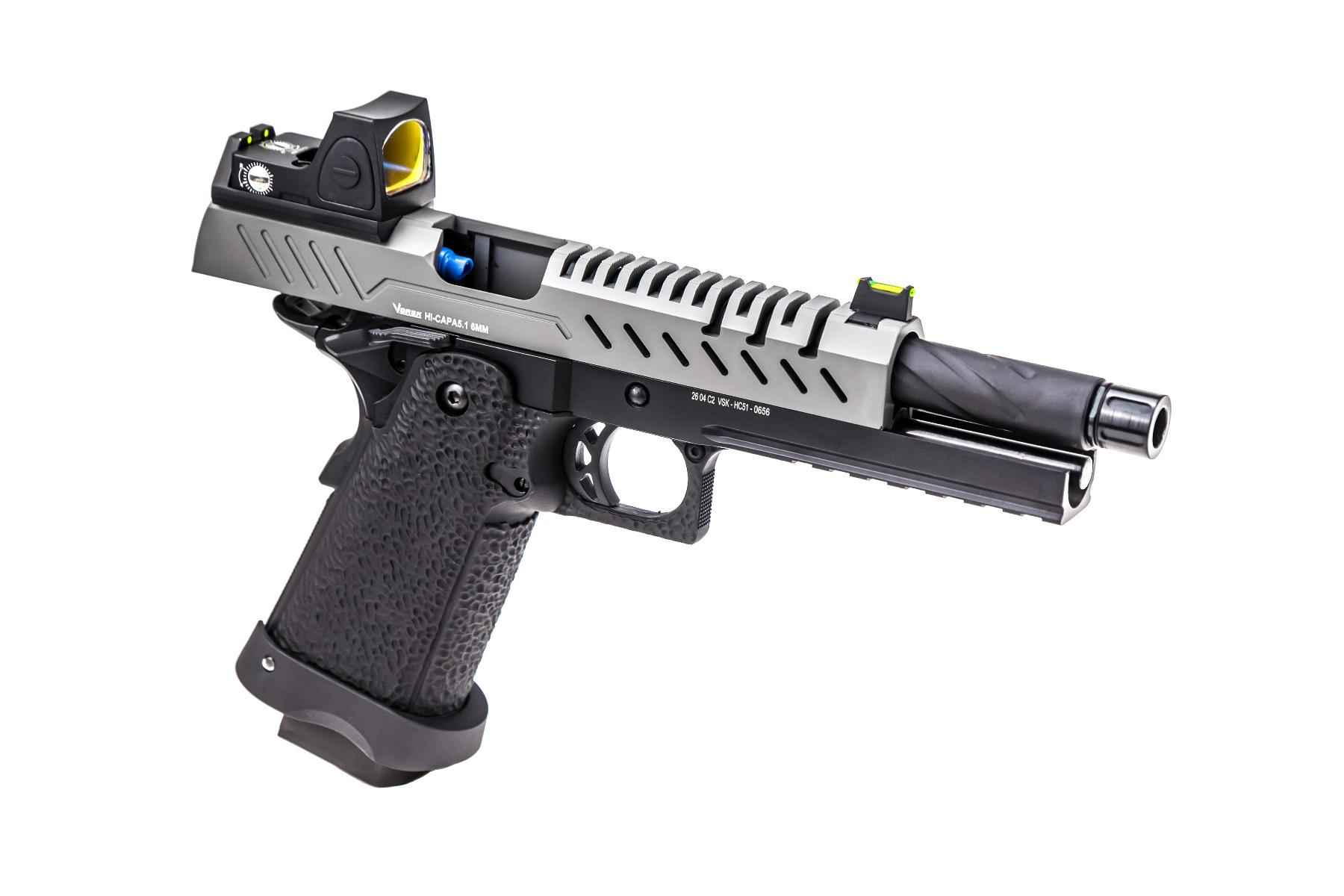 Vorsk - Hi-Capa 5.1 Sort/Grå Med Dotsigt, GBB - Gas. 4