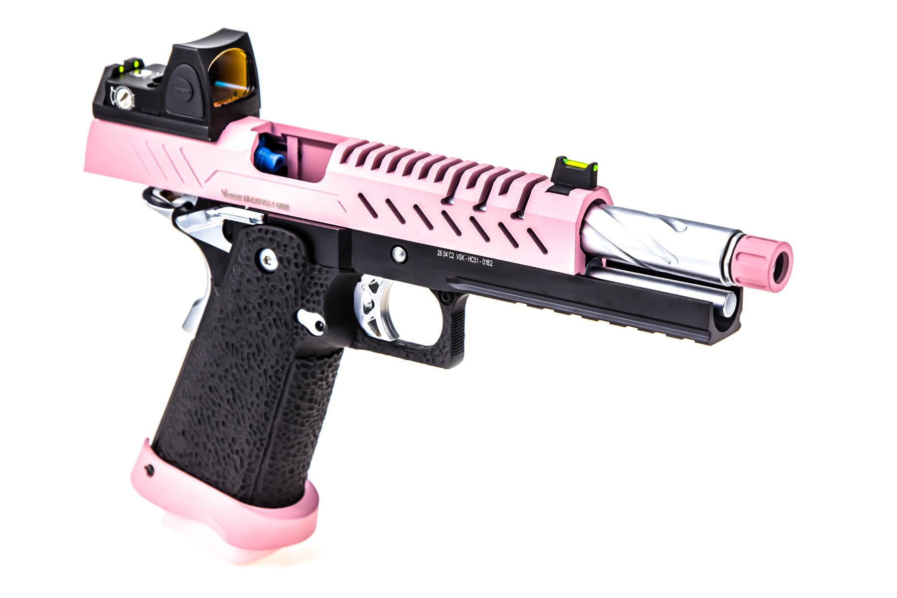 Vorsk - Hi-Capa 5.1 Sort/Pink Med Dotsigt, GBB - Gas. 4