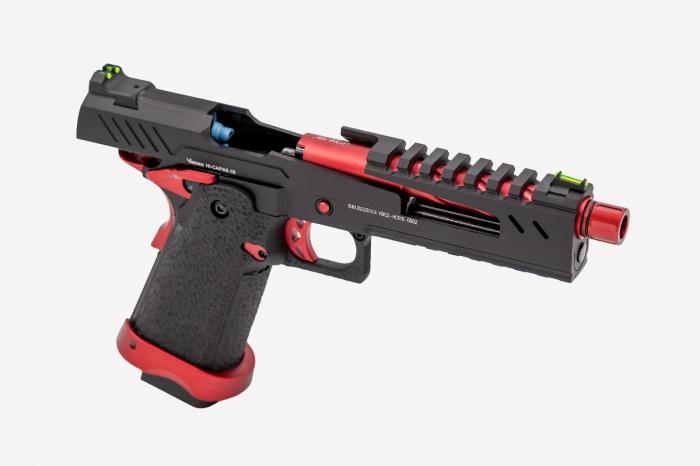 Vorsk - Hi-Capa 5.1, Split Slide, Sort/Rød, Match, GBB - Gas. 4