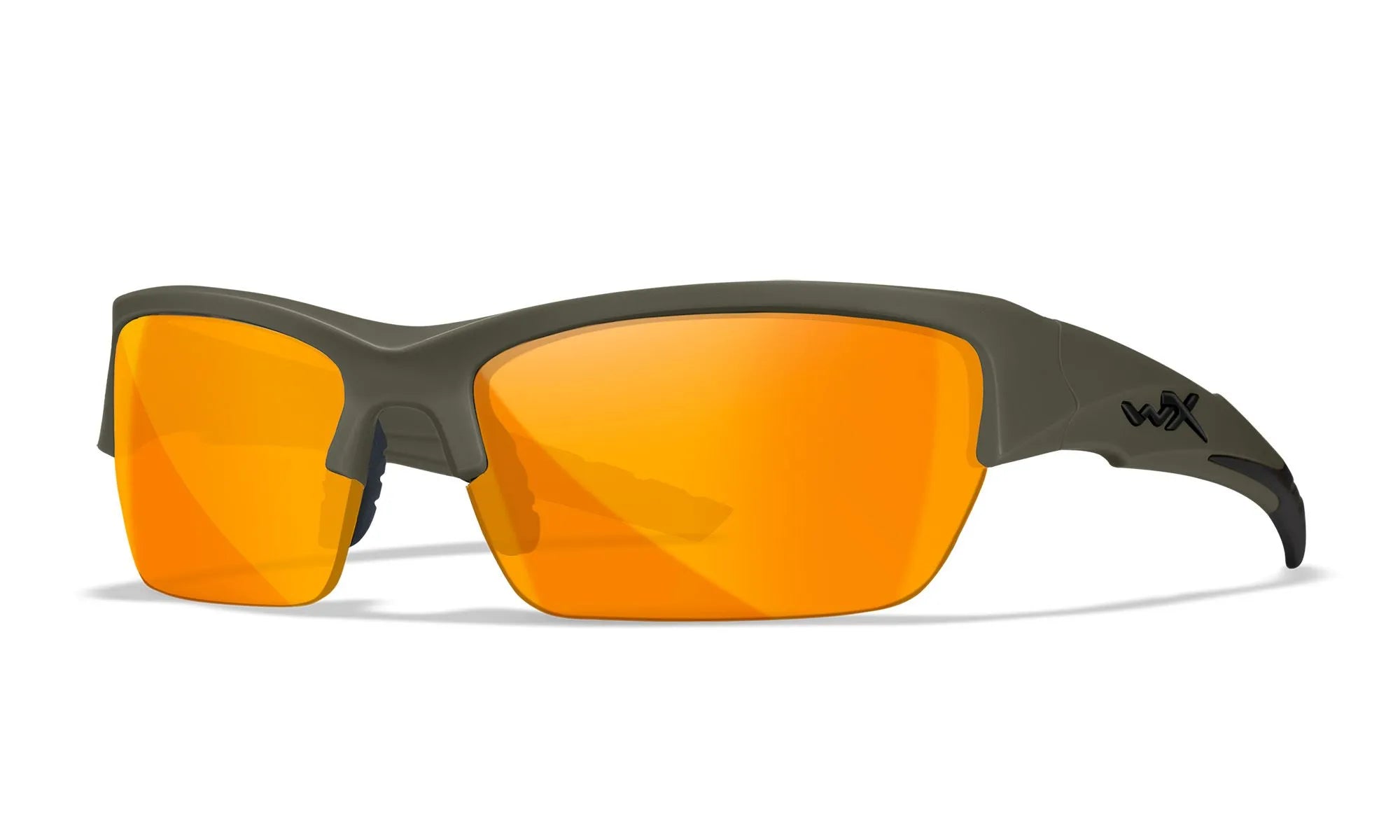 Wiley X - WX VALOR 2.5, Glas Grå/Klar/Lys Orange. / Stel Mat Army Grøn 5